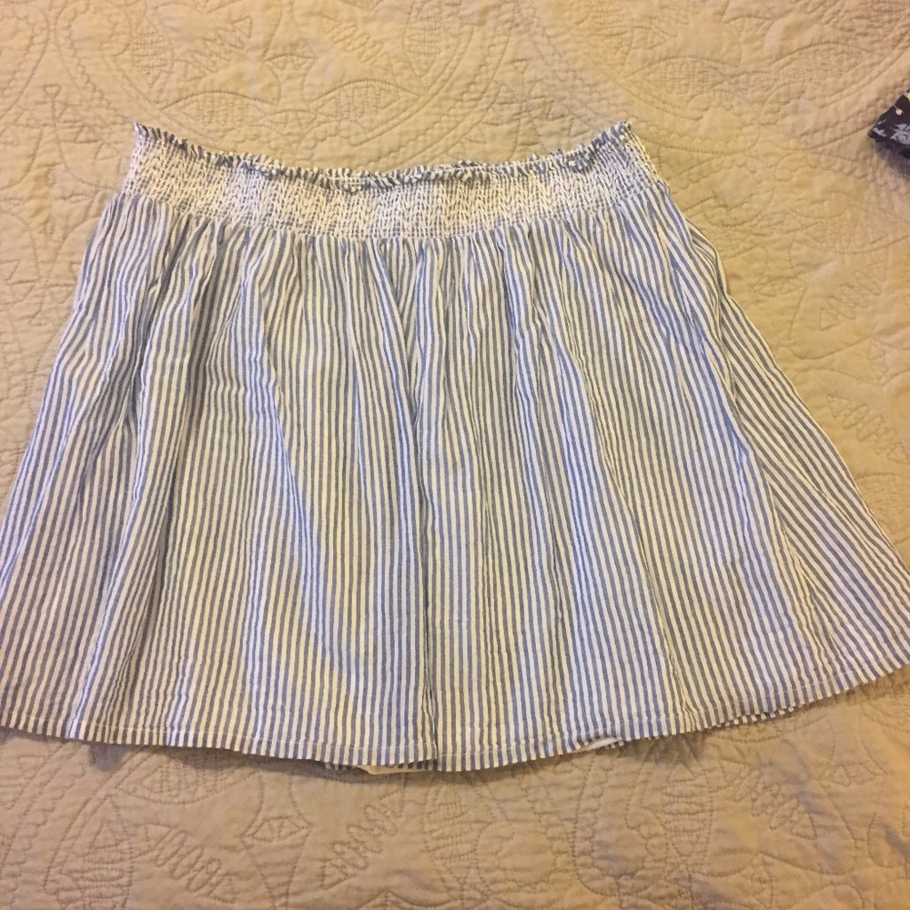 Seersucker Skirt